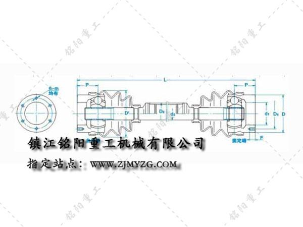 BJ-M固定式鼓型球笼式等速万向联轴器