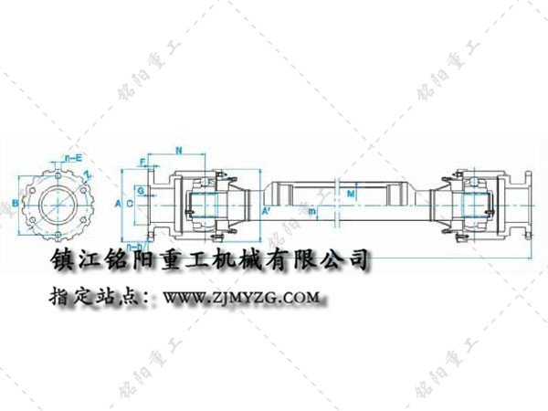 DOC型滑移式球笼式等速万向联轴器