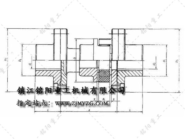 LXJ型接中间轴星形弹性联轴器