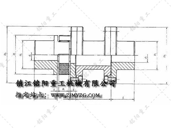 LXT型接中间套星形弹性联轴器