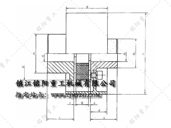 LXZ/XLL型带制动轮星形弹性联轴器